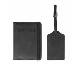 zestaw podróżny (etui na paszport i zawieszeka na bagaż RPU) AP800291