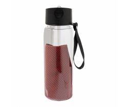 butelka sportowa RPET z ręcznikiem AP800278