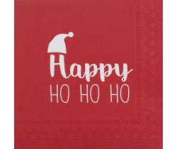 Serwetki 25x25 cm Happy Ho Ho Ho