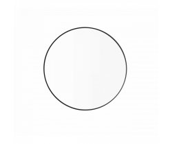 Lustro ścienne RIM, clear / black, 50 cm