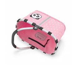 koszyk carrybag XS kids panda dots pink