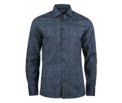 KOSZULA "INDIGO BOW" 37 SLIM FIT