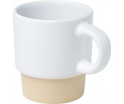 Olympia kubek do espresso z glinianym dnem, z możliwością układania w stosy, 130 ml 100805