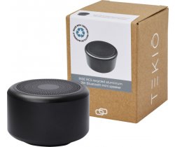Rise mini głośnik Bluetooth® o mocy 3 W z aluminium z recyklingu z certyfikatem RCS 124353
