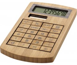 Kalkulator Eugene wykonany z bambusa 123428