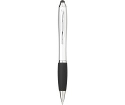 Długopis z kolorowym stylusem i czarnym uchwytem Nash 106903