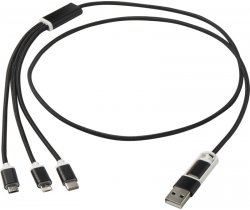 Versatile kabel do ładowania 5-1 z aluminium z recyklingu 124386