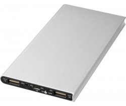 Aluminiowy powerbank Plate 8000 mAh 124112