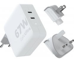 Xtorm XVC2067 GaNUltra ładowarka podróżna o mocy 67 W z kablem USB-C PD 100 W 124396
