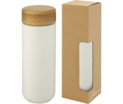 Lumi ceramiczny kubek z bambusową pokrywką o pojemności 300 ml 100705