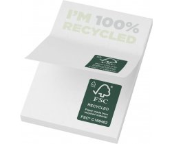 Karteczki samoprzylepne z recyklingu o wymiarach 50 x 75 mm Sticky-Mate® 21285