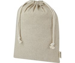 Pheebs torba na prezent z bawełny z recyklingu o gramaturze 150 g / m² i z certyfikatem GRS, duża o pojemności 4 l 120672