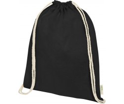 Orissa plecak ściągany sznurkiem z bawełny organicznej z certyfikatem GOTS o gramaturze 100 g / m² 120490