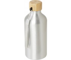 Malpeza butelka na wodę o pojemności 500 ml wykonana z aluminium pochodzącego z recyklingu z certyfikatem RCS 100794