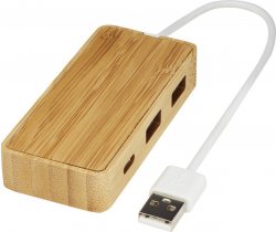 Tapas bambusowy koncentrator USB 124306