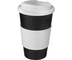 Americano® 350 ml tumbler with grip & spill-proof lid 210696