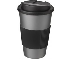 Americano® 350 ml tumbler with grip & spill-proof lid 210696