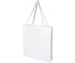 Madras torba na zakupy z bawełny z recyklingu z certyfikatem GRS 140 g / m² z dnem 120733